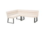 Livetastic , Beige , Metall, Textil , L-Form , 190x150 cm ,