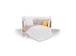 Lorelli Babybettwäsche-Set 5-tlg. Decke 140 x 95 cm Kissen 43 x 35 cm Nestchen Beige Krone