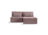 Mid.you , Altrosa , Textil , Füllung: Polyurethan (PUR),Polyurethan (Pur) , L-Form , 213x158 cm , FSC Mix, Made in EU ,