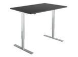 Schreibtisch Start Off - elektrisch höhenverstellbar - T-Fuss - B 1200 x T 800 x H 755-1255 mm - graphit/weissaluminium