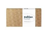 Satino Kosmetiktücher PureSoft, 2-lagig, mit Prägung, L 208 x B 203 mm, 100 % Recycling-Karton, soft beige, 100 Stück
