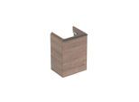 Geberit Smyle Square Handwaschbecken-Unterschrank 500350JR1 44,2x61,7x35,6cm, 1 Tür rechts, Holzstruktur Nussbaum hickory
