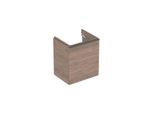 Geberit Smyle Square Waschtisch-Unterschrank 500365JR1 53,6x61,7x43,3cm, 1 Tür rechts, Holzstruktur Nussbaum hickory