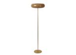 Lucide Stehleuchte Sentino, Braun, Gelb, Glas, Metalloptik,Metalloptik, rund,rund, 40x150x40 cm, RoHS, Reach, Europäischer Sicherheitsstandard, Schnurschalter, Fußschalter, mit Schalter, Lampen & Leuchten, Innenbeleuchtung, Leuchten nach Räumen, Wohnzimmerlampen
