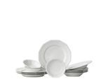 Rosenthal Tafelservice Maria weiss, Weiß, Keramik, 12-teilig, 40x30x30 cm, Essen & Trinken, Geschirr, Geschirr-Sets, Tafelservice