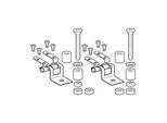 Geberit Scharnier-Set 596240000 für WC-Sitz