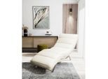 Livetastic , Weiß , Textil , 65x65-95x171 cm , Made in EU , Relaxfunktion, Rücken echt ,