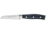 Gemüsemesser RÖSLE "Tradition", silber (silberfarben, schwarz), Klingenlänge 9cm, X50 CrMoV15 Klingenstahl, Kochmesser, Gemüsemesser, Küchenmesser für Obst und Gemüse, Klingenspezialstahl
