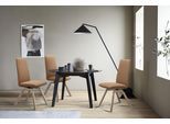 Polsterstuhl STRESSLESS "Laurel", braun (taupe paloma, eiche gekalkt), B:49cm H:105cm T:60cm, Leder PALOMA: PALOMA ist ein durchgefärbtes Semianilin-Möbelleder mit natürlicher Narbung., Stühle, Polsterstuhl, High Back, Größe L, mit schräggestellten Beinen in Eiche gekalkt