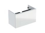 Geberit Acanto Waschtischunterschrank 500612012 89x53,5x47,6 cm, Glas weiß - weiß hochglanz