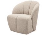Livetastic , Beige , Textil , 68x75x77 cm , Made in EU , Sitzfläche 360° drehbar ,