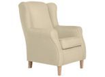 Max Winzer , Beige , Textil , Uni , 77x103x86 cm , Goldenes M, Made in Europe ,