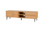 Livetastic , Naturfarben , Holzwerkstoff , 2 Schublade(n) Schubladen , 180x51x42 cm , stehend ,