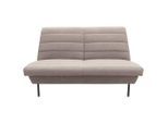 Looks by W.Joop , Braun, Beige , Textil , Uni , 145x92x103 cm , Made in EU, FSC MIX , Stoffauswahl, Rücken echt ,