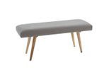 Mid.you , Grau , Textil , Mangoholz , massiv , 117x51x38 cm ,