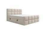 Xora Boxbett , Beige , Kunststoff , H3 , 140x200 cm , Bettkasten, Stoffauswahl, Topper durchgehend, In verschiedenen Grössen erhältlich, Box mit integrierter Matratze , Schlafzimmer, Bett, Doppelbetten