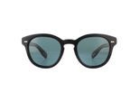 Oliver volkeren rond unisex zwart blauw gepolariseerde zonnebril