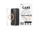 CARE BY PANZERGLASS Handyhülle "Urban Combat Case für Apple iPhone 16 Plus", orange (orange, transparent), Smartphones, Hüllen, Backcover, Schutzhülle, Handyschutzhülle, Case, Schutzcase, stoßfest, Handyhülle