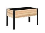 4goodz Outsunny verhoogde plantenbak 60x120x74 cm 845-531v02 /zwart