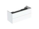 Geberit One Waschtisch-Unterschrank 500386011 2 Schubladen, 104,4x46,5x39,6cm, weiß hochglanz
