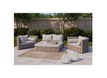 Ambia Garden Loungegarnitur , Braun, Grau , Metall, Kunststoff, Textil , Füllung: Polyester,Polyester,Polyester , rostfrei , Gartenmöbel, Loungemöbel, Gartenlounge-Sets