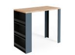 Vicco Bartisch, Eiche, Holzwerkstoff, 3 Fächer, Rechteckig,Rechteckig, 57x106x117 cm, Esszimmer, Barmöbel, Bartische