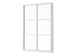 Giftdecor Spiegel, Weiß, Glas, 71x49x2.7 cm, Spiegel, Wandspiegel