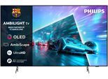 PHILIPS OLED-Fernseher "55OLED761/12", Energieeffizienz: G, schwarz, 55 ″, Fernseher, OLED-Fernseher