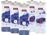 MIELE Feinwaschmittel "Set 5x Miele UltraPhase", transparent, 5 Stk., Reinigungsmittel, bestehend aus UltraPhase 1 und 2 - Halbjahresvorrat, Feinwaschmittel, Topseller