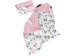 Wohndecke TUPTAM "Einschlagdecke Baby Einschlagdecke für Autositz 2er SET", Baby, rosa (rose, rosa), Obermaterial: 100% Baumwolle CO., Wohndecken Wohndecke
