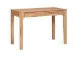 Livetastic Schreibtisch, Wildeiche, Holz, Wildeiche, massiv, 2 Schublade(n) Schubladen, rechteckig, eckig, 55x76x110 cm, gastro- und objekttauglich, Stauraum, Arbeitszimmer, Schreibtische, Bürotische