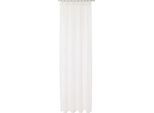 Gardine OTTO HOME "REGINA" Gr. 3, beige (creme), B:140cm H:225cm, Polyester, Polyester, Gardinen, Gardine, Transparent, Leinenoptik, 2-er Set