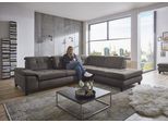 Ecksofa DIE PLANBAR "MP-IN18012 L-Form mit Kaltschaum-Polsterung", grau (anthrazit), B:310cm H:85cm T:260cm, 100% Polyester, Sofas, Ecksofa, Sitztiefenverstellung, optional Kopfteilverstellung & Schlaffunktion