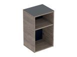 Geberit Smyle Square Seitenschrank 500358JR1 36x60x29,9cm, offen, Holzstruktur Nussbaum hickory