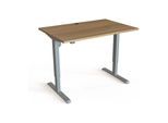 STIER Elektrisch Höhenverstellbarer Schreibtisch 501-33 120 x 80 cm Nussbaum melamin 68-118 cm (907754)