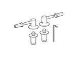 Geberit Scharniere 598130000 verchromt