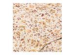 Baumwoll-Canvas Blumen klein "Doreen", natur-color