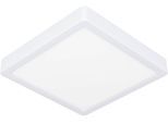 EGLO Aufbauleuchte "Fueva 6 Deckenleuchte, Badlampe Decke, Kunststoff, Deckenbeleuchtung", weiß, 1, H: 2,5cm, 1 Stk., Leuchten, Aufbauleuchte - L22 x B22 x H2,5 cm - weiß - 10,5W inkl.