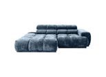 Mid.you Ecksofa , Blau , Textil , Ottomane links, L-Form , 239x150 cm , Made in EU , Stoffauswahl, seitenverkehrt erhältlich , Wohnzimmer, Sofas & Couches, Wohnlandschaften, Ecksofas