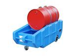 Bauer Südlohn GREEN-LINE Fahrbare PE-Auffangwanne WPT 230, aus robustem Polyethylen, Blau (4520-35-0000-0000)