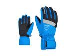 Skihandschuhe ZIENER "LEIF-Z GORE-TEX JUNIOR", Damen, Gr. 3,5, blau (persian blau), Polyester, Handschuhe Skihandschuhe, wasserdicht, winddicht, atmungsaktiv, warm