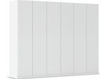 Kleiderschrank RAUCH "Schlafzimmer Garderobe Kinderzimmer WELTNEUHEIT ELVIK by rauch-ONE", weiß (alpinweiß), B:271cm H:212cm T:54cm, Holzwerkstoff, Schränke, Kleiderschrank, PATENTIERTES SCHNELLMONTAGESYSTEM mit Push-to-open MADE IN GERMANY