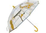 Stockregenschirm STERNTALER "Safari", Damen, transparent, Regenschirme, für Kinder