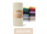 Spannbettlaken OTTO HOME "BLACKBERRY in PREMIUM und BASIC Qualität, 100% Baumwolle", beige, B:90cm L:200cm, Jersey (110 g/m²), Obermaterial: 100% Baumwolle, Bettlaken, Spannbettlaken, für hohe Matratzen bis 28 cm, Bettlaken, Spannbetttuch, Boxspring, Topseller