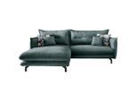 Livetastic , Hellblau , Textil , Füllung: Schaumstoff,Schaumstoff , L-Form , 255x180 cm , Made in Europe , Rücken echt, Armteil links, Armteil rechts ,