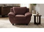 Sessel OTTO HOME "Sillkeborg Sitzbreite: 49 cm, gemütlich und formschön", indirot, B:109cm H:80cm T:91cm, 100% Polyester, Sessel, Sessel, aus haustierfreundlichem Pet Friendly Bezug