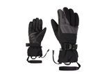 Skihandschuhe ZIENER "GHALION-Z AQUASHIELD", Herren, Gr. 11, schwarz (schwarz.magnet), Kunstfaser, Handschuhe Skihandschuhe, wasserdicht, winddicht, atmungsaktiv, warmes Futter, lange Stulpe