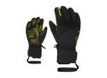 Skihandschuhe ZIENER "LOTAR-Z GORE‑TEX PrimaLoft JUNIOR", Damen, Gr. 3, schwarz, Materialmix, Handschuhe Skihandschuhe, GORE-TEX, wasserdicht, winddicht, atmungsaktiv, extra warm PrimaLoft