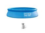 Quick-Up Pool INTEX "Easy", blau, H:61cm Ø:305cm, Schwimmbecken, Quick-Up Pool, ØxH: 305x61 cm