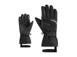 Skihandschuhe ZIENER "GALERIUS-Z GORE-TEX", Herren, Gr. 7.5, schwarz, Polyester, Handschuhe Skihandschuhe, wasserdicht, winddicht, atmungsaktiv, warm, lange Stulpe